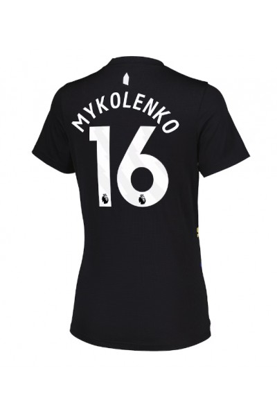 Everton Vitaliy Mykolenko #16 Jalkapallovaatteet Naisten Kolmaspaita 2025-26 Lyhythihainen Everton Vitaliy Mykolenko #16 Jalkapallovaatteet Naisten Kolmaspaita 2025-26 Lyhythihainen
